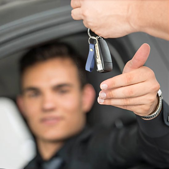 Porte clé voiture