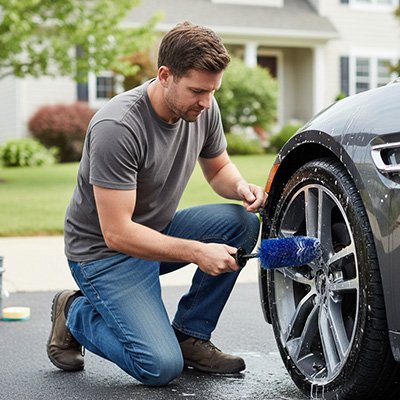 Brosse nettoyage voiture​ 