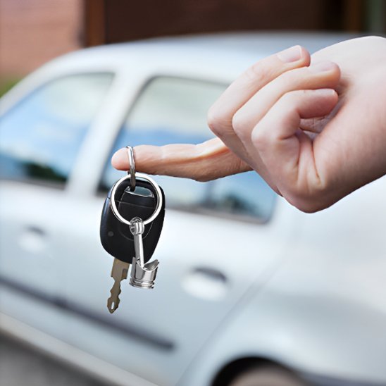 Porte clé pour voiture