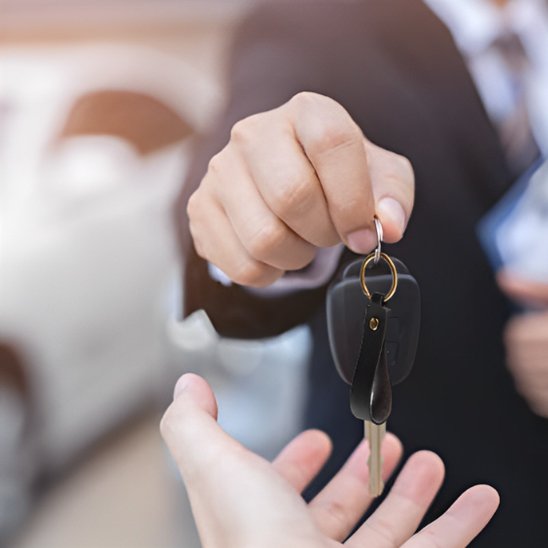 Porte clé voiture