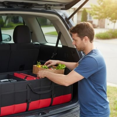 Rangement coffre voiture