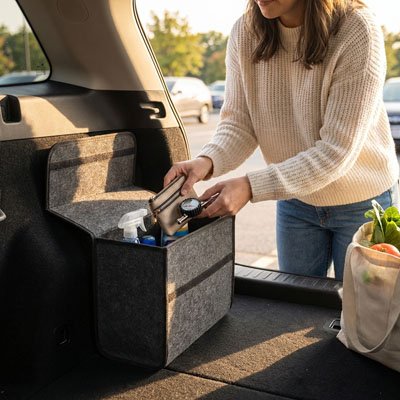 Rangement coffre voiture 