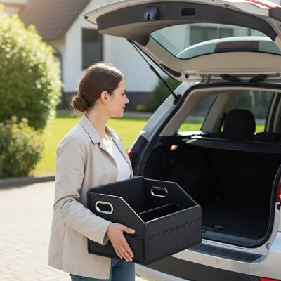 Rangement coffre voiture 